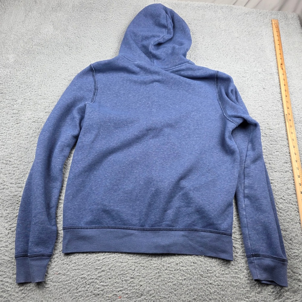 Hollister California Mens Large Blue Full Zip Hoodie Embroidered Logo Fleece - Picture 7 of 7